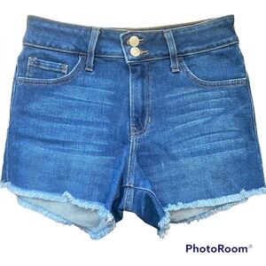 Just Black Denim Jean Shorts made in USA 26